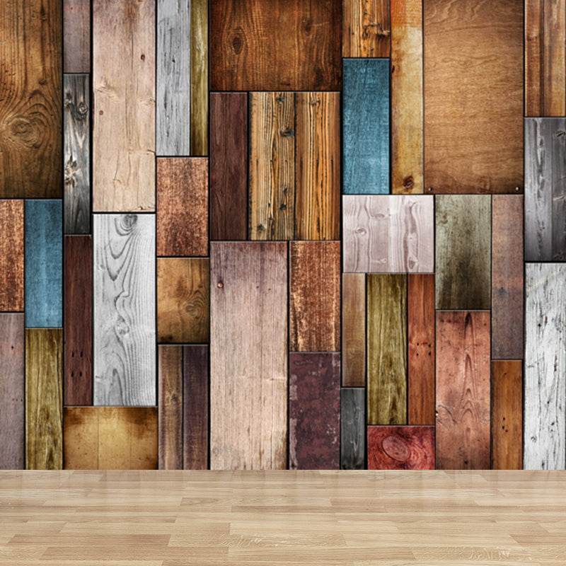Dunkle Farbe Steampunk Wandmural Vollformat Metall-Effekt Wanddekoration für Hausinterieur