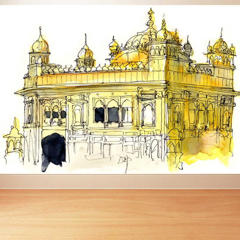 Illustration Grand Building Wandbilder Großartige Wanddekoration für das Gästezimmer, individuell angepasst