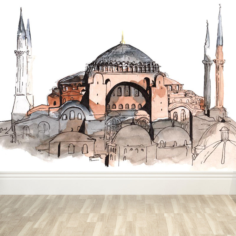 Illustration Grand Building Wandbilder Großartige Wanddekoration für das Gästezimmer, individuell angepasst