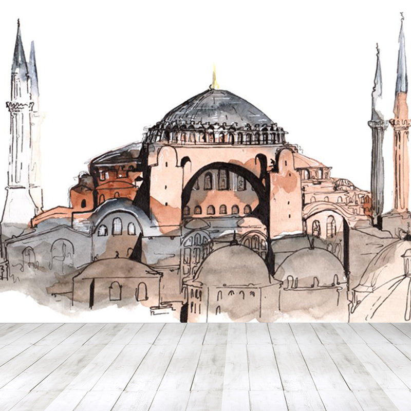 Illustration Grand Building Wandbilder Großartige Wanddekoration für das Gästezimmer, individuell angepasst