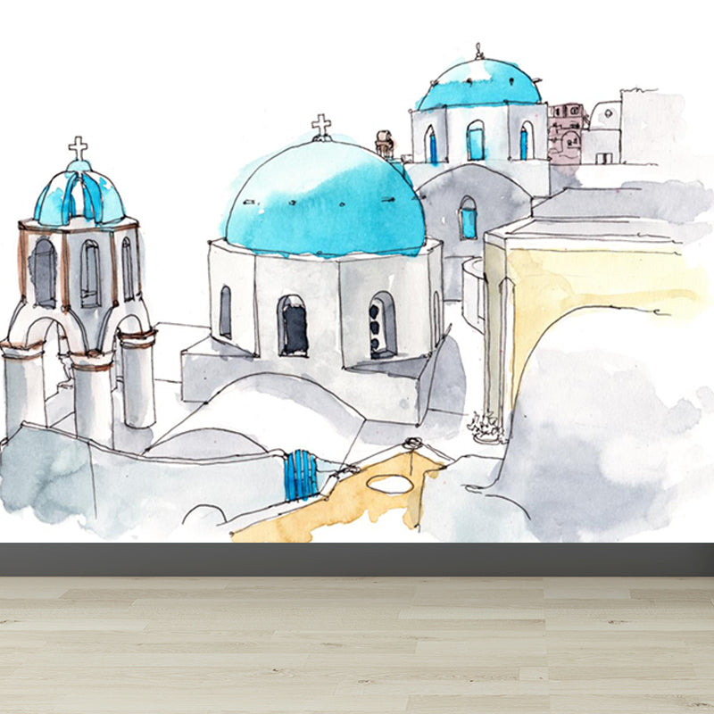 Illustration Grand Building Wandbilder Großartige Wanddekoration für das Gästezimmer, individuell angepasst