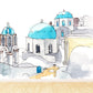 Illustration Grand Building Wandbilder Großartige Wanddekoration für das Gästezimmer, individuell angepasst