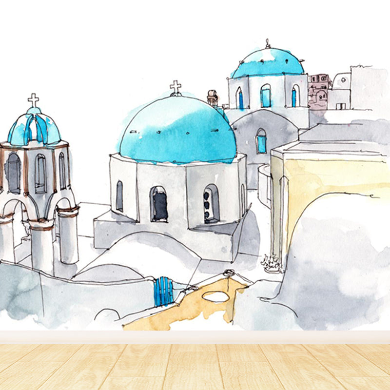 Illustration Grand Building Wandbilder Großartige Wanddekoration für das Gästezimmer, individuell angepasst