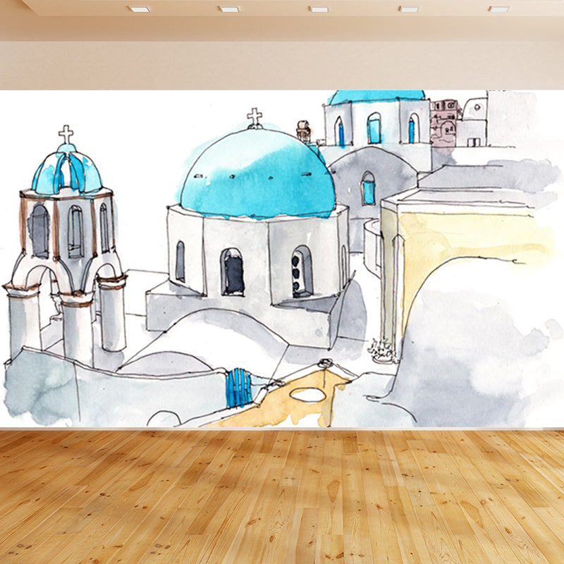 Illustration Grand Building Wandbilder Großartige Wanddekoration für das Gästezimmer, individuell angepasst