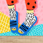 Moderne modische Schuhe Muster Wandtapete Pastellfarbe Kinderzimmer Wanddekoration, personalisiert