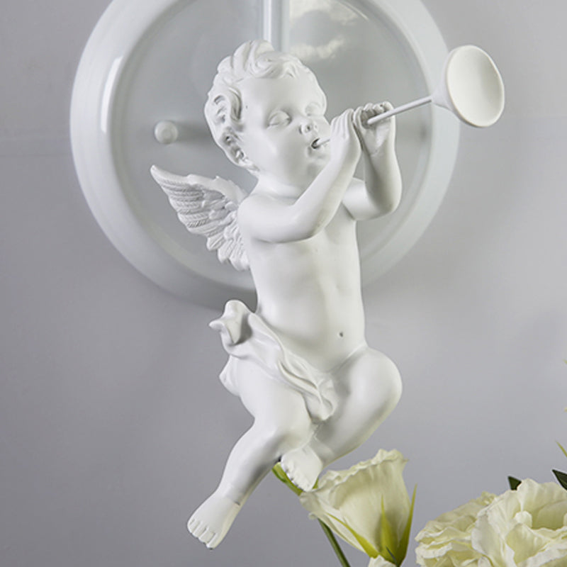 Frendorf | Kinderslaapkamer Little Angel Wandlamp met Verloopt Shade Metaal Enkele Kop Wandlamp