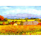 Frendorf | Natuurlijke landschapsmuurdecoratie Klassieke decoratieve woonkamer wandkunst, aangepaste maat beschikbaar