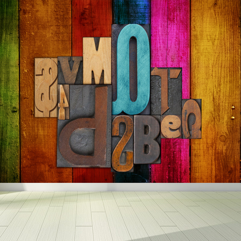 Frendorf | Coole Graffiti Muurbehang Jongenskamer Faux Metaal Wandbekleding, Op Maat Gemaakt
