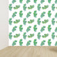 Frendorf | Tropische Bladeren Patroon Muurverf Non-woven Textuur Vlekbestendig Zachte Kleur Wandkunst voor Slaapkamer