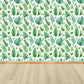 Frendorf | Tropische Bladeren Patroon Muurverf Non-woven Textuur Vlekbestendig Zachte Kleur Wandkunst voor Slaapkamer