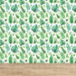 Frendorf | Tropische Bladeren Patroon Muurverf Non-woven Textuur Vlekbestendig Zachte Kleur Wandkunst voor Slaapkamer