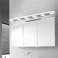 Frendorf | Rechteckige Wandlampen Vanity Simplicity Metall 4/6-Licht Weiße Wandmontierte Lampe in Warm/Weiß Licht