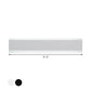 Frendorf | Gestreamlineerde LED Wandverlichting Idee Minimalisme Metalen Slaapkamer Wandlamp Licht in Zwart/Wit