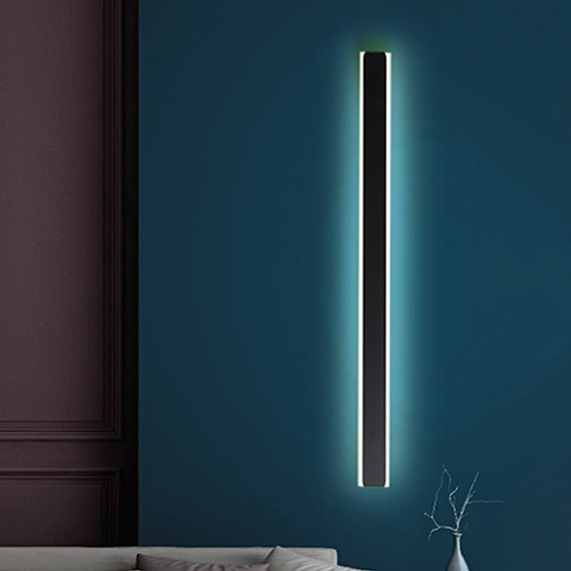 Frendorf | Gestreamlineerde LED Wandverlichting Idee Minimalisme Metalen Slaapkamer Wandlamp Licht in Zwart/Wit