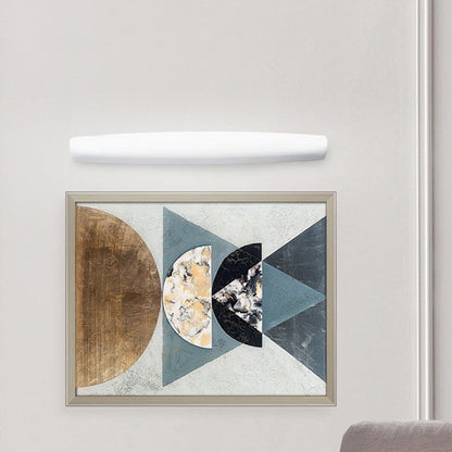 Frendorf | Gestroomlijnde Wandverlichting Ideeën Eenvoudige Acryl LED Witte Vanity Wandlamp in Warm/Wit Licht voor Toilet