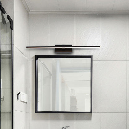 Frendorf | Gestroomlijnde Vanity Wandlamp Eenvoudige Metalen LED Zwarte Wandverlichting in Warm/Wit Licht voor Badkamer