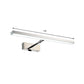 Frendorf | Metallic Linear Wandmontageverlichting Moderne LED Wandspiegelverlichting in Chroom, Warm/Wit Licht