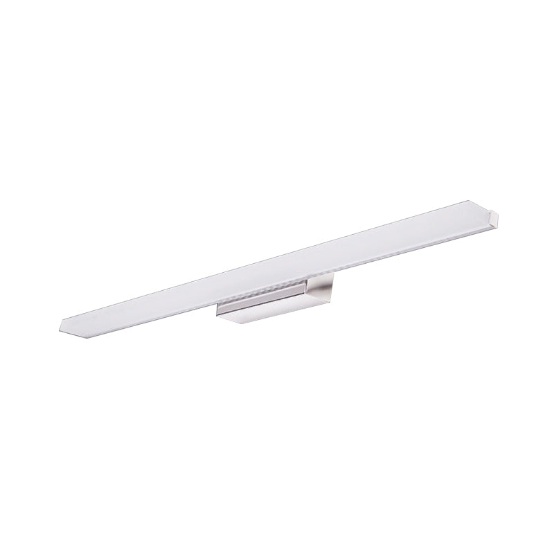 Frendorf | Lineare Metallic Vanity Beleuchtung Modernität LED Weiße Wandlampe in Warm/Weiß Licht