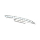 Frendorf | Kurvige Badezimmer Wandmontierte Vanity Light Klar/Champagner Kristall LED Minimal Spiegel Lampe in Warm/Weiß Licht