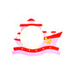 Frendorf | Piraten Schiff Holz Wandmontierte Einrichtung Kinder Pink/Blau LED Wandleuchte mit Runder Opalglas Schirm