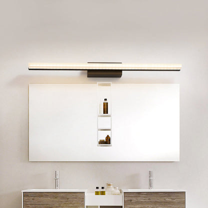 Frendorf | Acryl Linear Wand Sconce Modernisme LED Wandverlichting Fixture in Zwart, Warm/Wit Licht