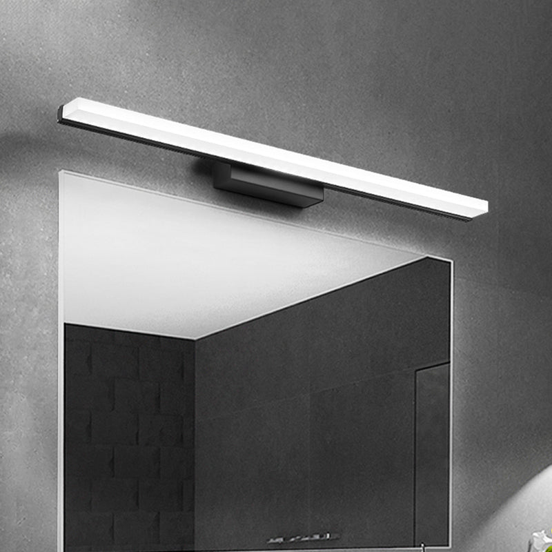 Frendorf | Acryl Linear Wand Sconce Modernisme LED Wandverlichting Fixture in Zwart, Warm/Wit Licht