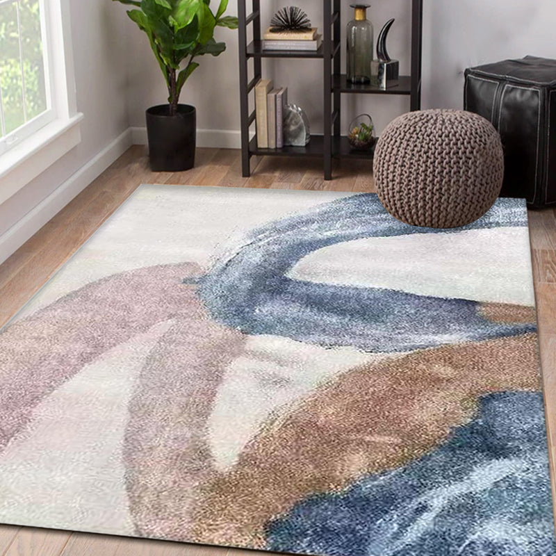 Frendorf | Meerkleurig abstract tapijt Synthetisch Shabby Chic tapijt wasbaar antislip achterkant tapijt ter decoratie