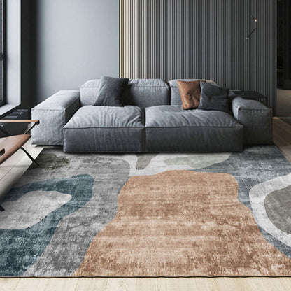Frendorf | Meerkleurig abstract tapijt Synthetisch Shabby Chic tapijt wasbaar antislip achterkant tapijt ter decoratie