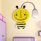 Frendorf | Gelbe Uhr Bienen Wandlampe 1 Licht Cartoon Kunststoff Wandleuchte für Jungen Mädchen Schlafzimmer