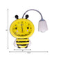 Frendorf | Gelbe Uhr Bienen Wandlampe 1 Licht Cartoon Kunststoff Wandleuchte für Jungen Mädchen Schlafzimmer