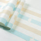 Frendorf | 33' x 20.5" stripe wallpaper for kids cloud wall art in soft colors for children, dirt-repellent