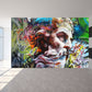 Funky Graffiti Muster Wandtapete Zeitgenössisches Vliesmaterial Wandverkleidung