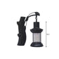 Frendorf | Kerosene Gang Wall Light Fixture Coastal Clear Glass 1 Light Black/Koper Sconce Lamp
