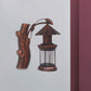 Frendorf | 1 Lichtklar Glas Wand Sconces Licht Retro Küsten Schwarz/Kupfer Petroleum Flur Beleuchtung Fixture