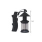 Frendorf | 1 Lichtklar Glas Wand Sconces Licht Retro Küsten Schwarz/Kupfer Petroleum Flur Beleuchtung Fixture