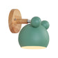 Drehbare Maus Kinderzimmer Wandlampe Metall 1 Kopf Macaron Loft Wandstrahler