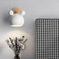 Drehbare Maus Kinderzimmer Wandlampe Metall 1 Kopf Macaron Loft Wandstrahler