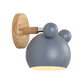 Drehbare Maus Kinderzimmer Wandlampe Metall 1 Kopf Macaron Loft Wandstrahler