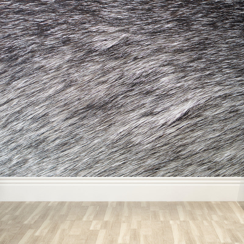 Ganzfauxtierfellwandbekleidung Feuchtigkeitsbeständige moderne Wohnzimmerwandkunst