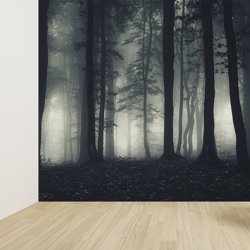 Fotografisches Nebelwald Wandbild Große Wanddekoration für das Hausinterieur, Maßgeschneiderte Größe