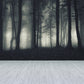 Fotografisches Nebelwald Wandbild Große Wanddekoration für das Hausinterieur, Maßgeschneiderte Größe
