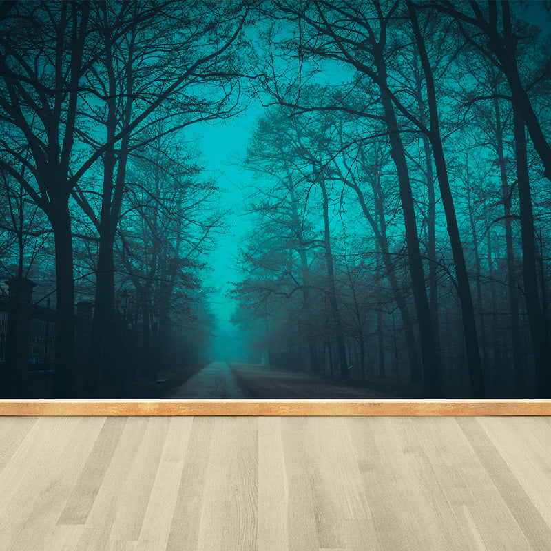 Fotografisches Nebelwald Wandbild Große Wanddekoration für das Hausinterieur, Maßgeschneiderte Größe