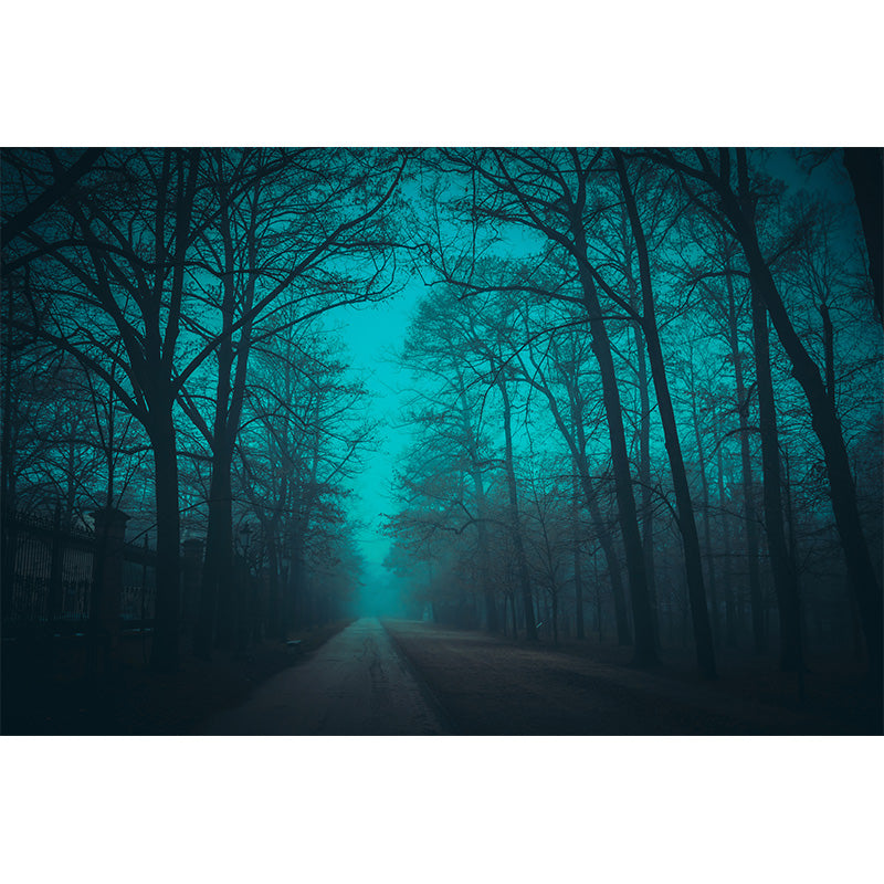Fotografisches Nebelwald Wandbild Große Wanddekoration für das Hausinterieur, Maßgeschneiderte Größe