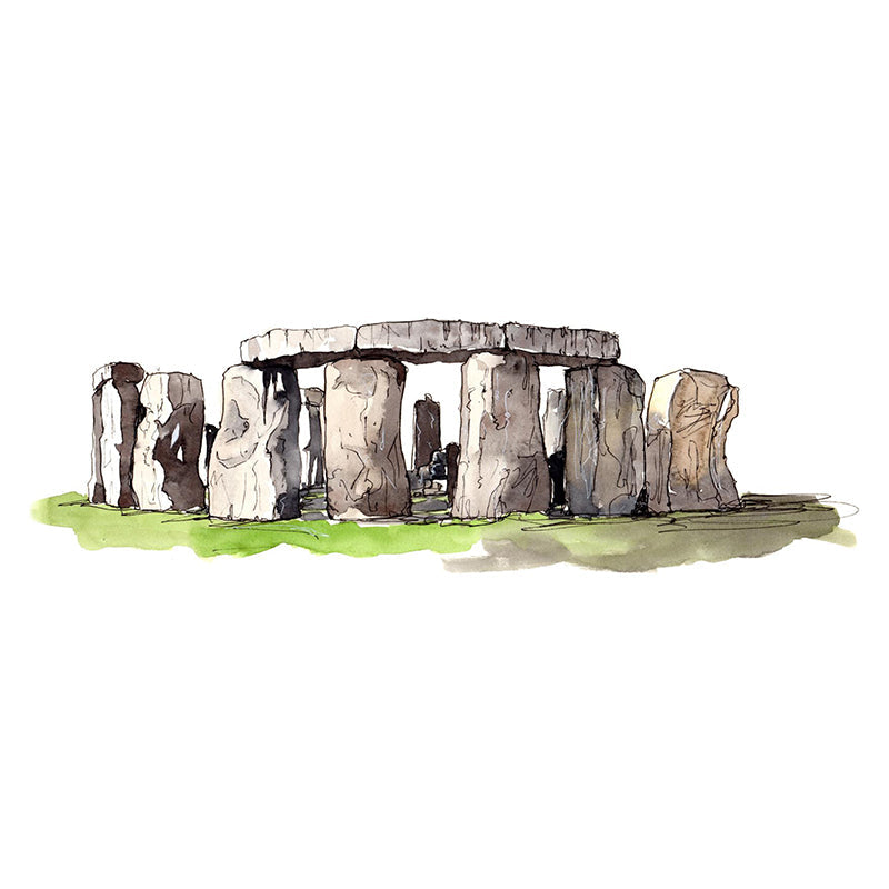 Global inspirierte historische Relikte Wandmalerei Pastellfarbene Architektur Wandverkleidung für Zuhause