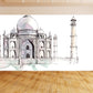 Global inspirierte historische Relikte Wandmalerei Pastellfarbene Architektur Wandverkleidung für Zuhause