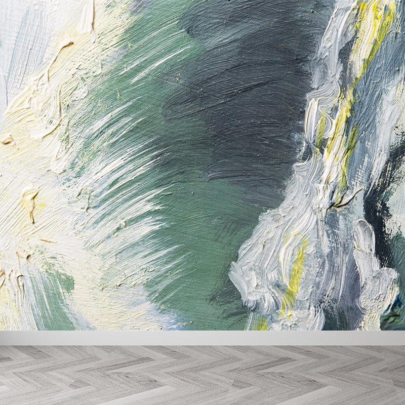 Ganzes abstraktes Ölmalerei Wandmural Tapete feuchtigkeitsbeständig klassische Schlafzimmer Wanddeko