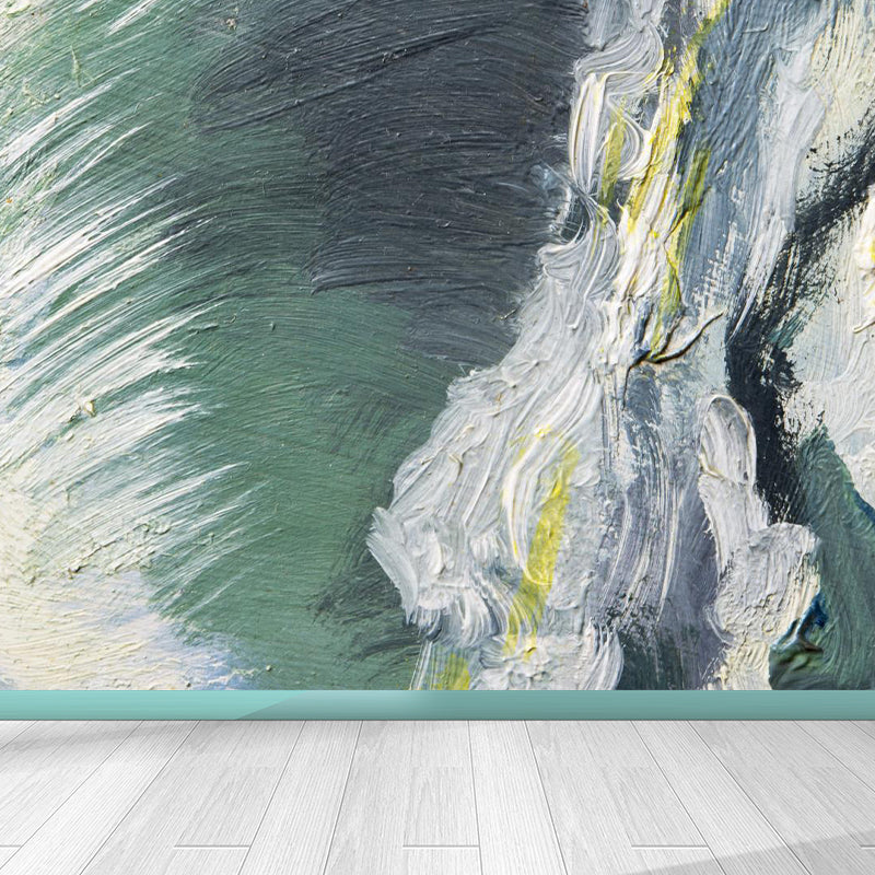 Ganzes abstraktes Ölmalerei Wandmural Tapete feuchtigkeitsbeständig klassische Schlafzimmer Wanddeko