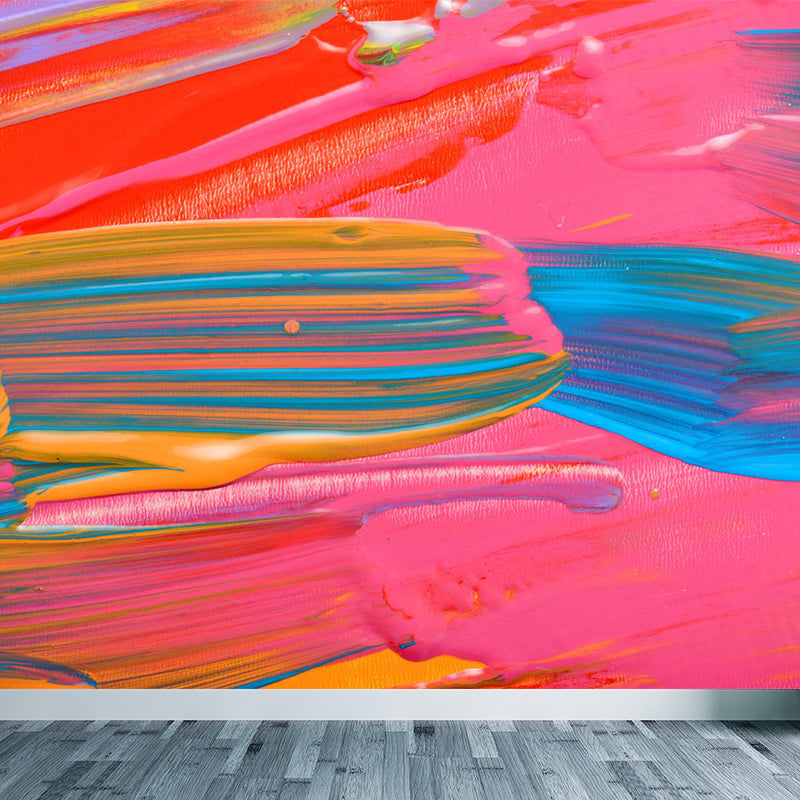 Ganzes abstraktes Ölmalerei Wandmural Tapete feuchtigkeitsbeständig klassische Schlafzimmer Wanddeko