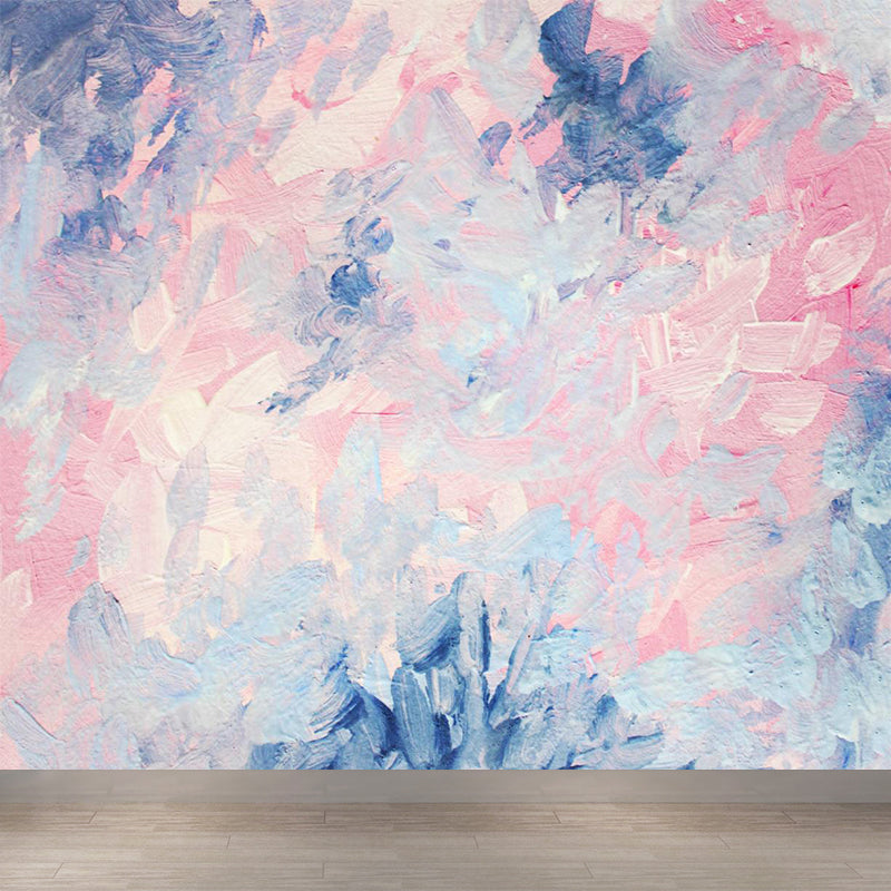 Moderne Landschaftsmalerei Wandbild Sanfte Farben Abstract Wandverkleidung für Zuhause, Individueller Druck