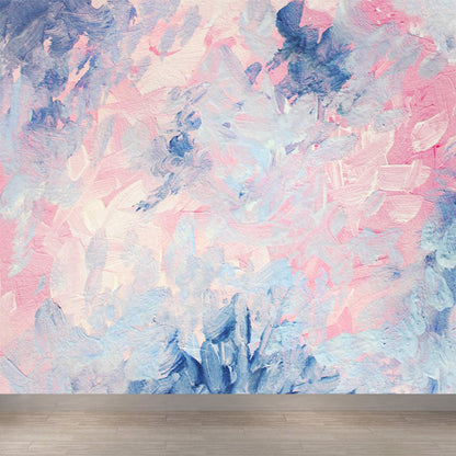 Moderne Landschaftsmalerei Wandbild Sanfte Farben Abstract Wandverkleidung für Zuhause, Individueller Druck